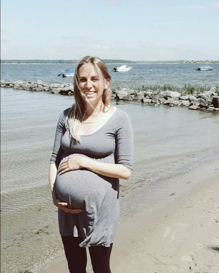 Patricia am Strand